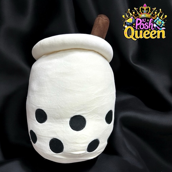 Boba Plush MILK 🥛 Bubble Tea Plushie Pillow 14” Tall - Picture 3 of 4